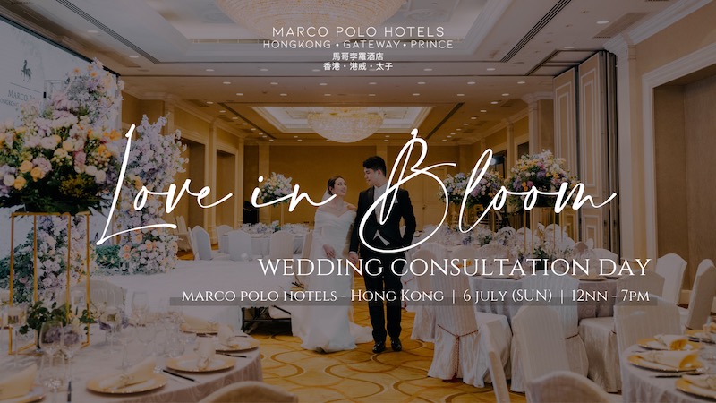 MARCO POLO HOTELS – HONG KONG HOSTS “LOVE IN BLOOM” WEDDING CONSULTATION DAY